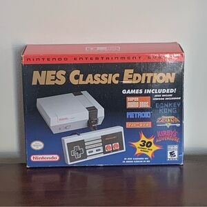 NES Nintendo Entertainment System classic edition game console